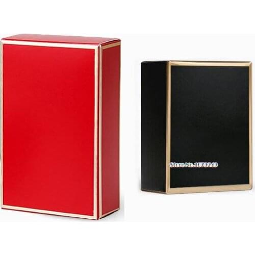 100x Golden edge paper box,Cake boxes with golden edge, Packaging Cookie Chocolate Paper Box Wedding Birthday Party Cake Packing