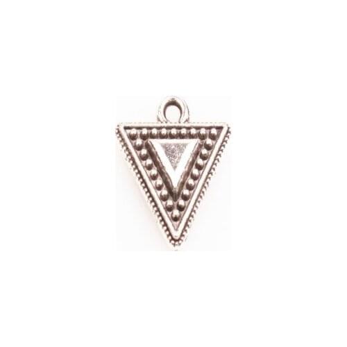 20PCS Fashion alloy triangle charm DIY jewelry accessories pendant about size 1*1CM