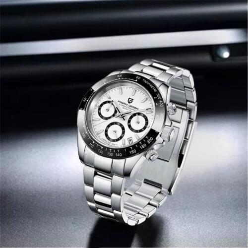 2021 NEW Men Watch Luxury Brand PAGANI DESIGN Business Watch Mens Watches Waterproof 100M Clock Chronograph VK63 Reloj Hombre