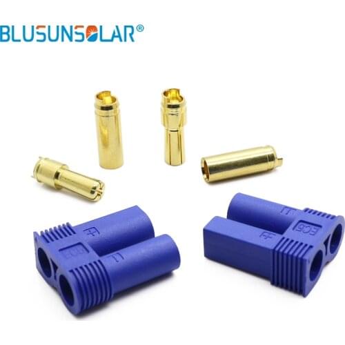 500 Pairs / lot EC5 Gold Plated Banana Plug Bullet Connector With Housing For RC Lipo Battery ESC Speed Controller Motor Part