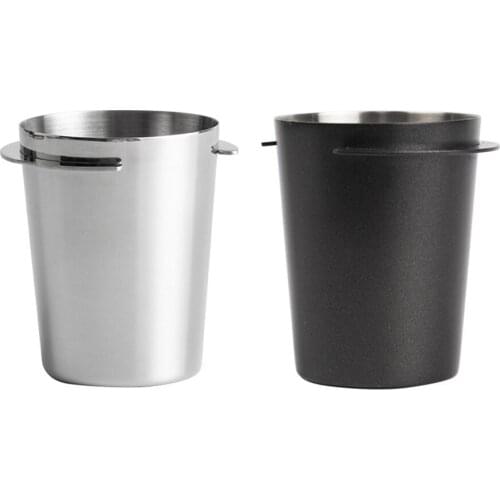 58mm Stainless Steel Coffee Dosing Cup Espresso Machine Coffee Sniffing Mug Part Powder Portable Filter Feeder Fit