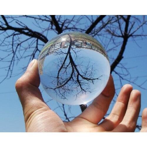 60/70/80/90/100/110mm Contact Juggling Ball Crystal Ultra Clear 100% Acrylic Ball Manipulation Juggling