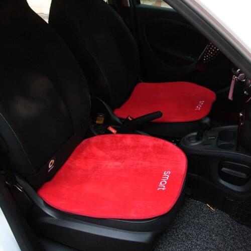 Car Plush Warm Seat Cushion Cover Seat Pad Mat For Mercedes smart 451 453 fortwo Coupe Cabrio forfour Roadster Accessories