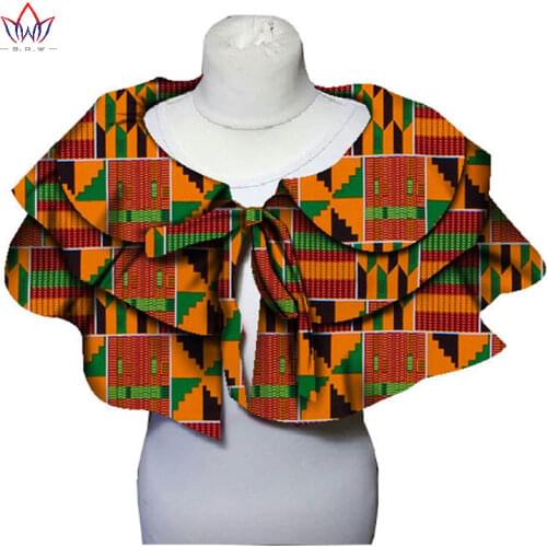 BintaRealWax African New False Collar and Bowknot Colorful Detachable Collars Women Clothes Accessories 16 colors WYB138