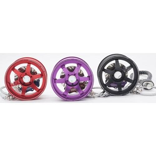 Creative fashion car metal key chain pendant leather rope gift accessories car key rings for both men and women