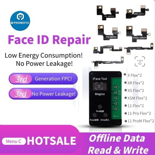 Magico IFace Face ID Tool Dot Projector Programmer For IPhone X-11 Pro Max Face ID Higher Lower Repair Repalce Dot Matrix Cable