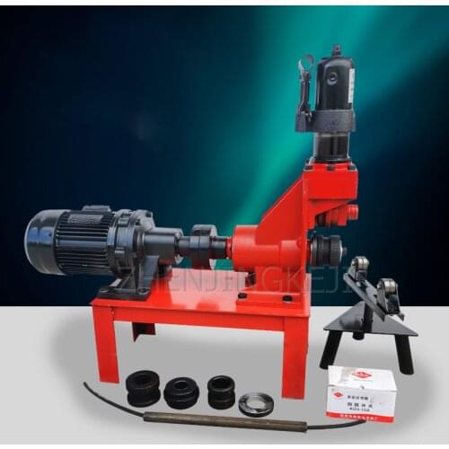 380V Fire Pipeline Groove Pressing Machine Electric Hydraulic Roll Trench Engine Automatic Return Rotating Button Slotting Tool