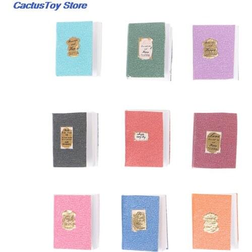 Hot 1/12 Miniature Book for Doll Miniature Scene Model Dollhouse Accessories for Doll Birthday Gifts Accessories