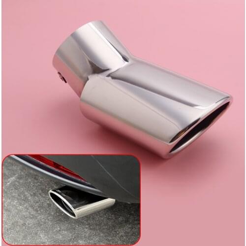 CITALL Chrome Stainless Steel Exhaust Tail Pipe Tip Muffler Trim fit for Honda CRV CR-V 2012 2013 2014 2015