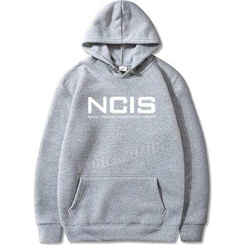 New arrived NCIS Police Tv Show Logo men sweatshirt autumn luxury brand fashion rock hoodies hip-hop cool hoody