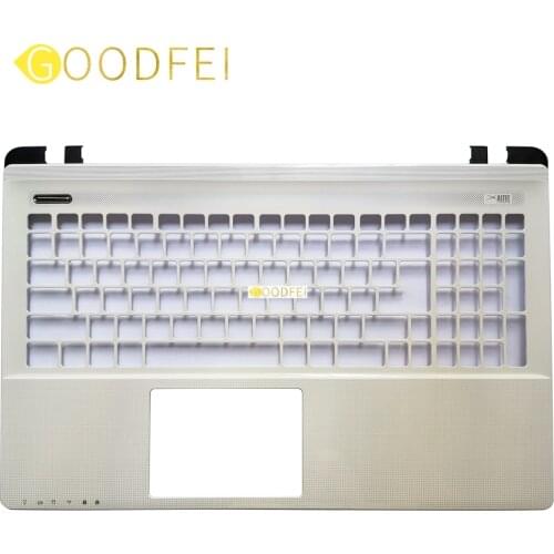 New Original For ASUS X55C K55V K55VC U57A R500V A55VD X55V Palmrest Keyboard Bezel Top Upper Case C Cover White 13GN8D8AP021-1