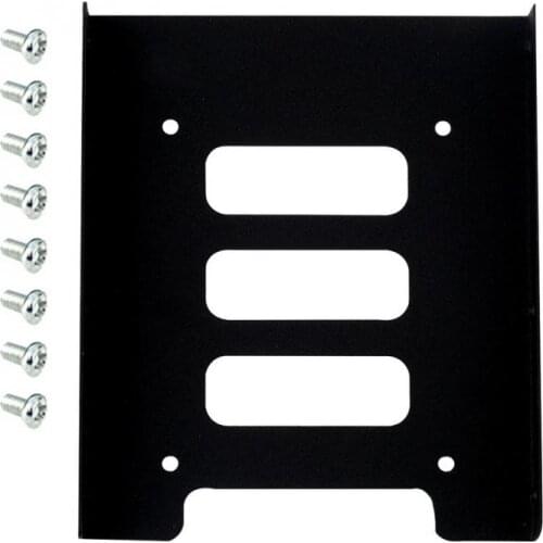 New Useful 2.5 Inch SSD HDD To 3.5 Inch Metal Mounting Adapter Bracket Dock Screw Hard Drive Holder For PC Hard Drive Enclosure