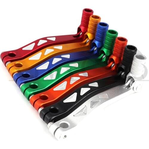 CNC Aluminum Folding Gear Shift Lever For KAYO BSE Apollo Xmotos SSR CRF KLX 50 70 90 110 125 140 150 160 cc Dirt Pit Bike