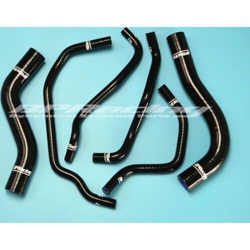 Silicone Coolant Radiator Hose Pipe Tube For Honda Jazz Fit RS GK3 GK5 2015 - 2016 black