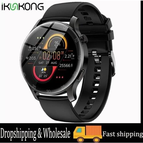 2021new Smart Watch Men Sports Fitness Tracker Heart Rate Monitoring IP68 Waterproof Fashion Dials Men SmartWatch Women Bracelet