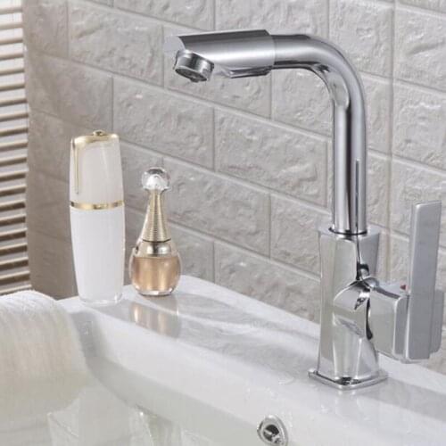 360 Rotating Kitchen Faucet Wash Basin Faucet Cold Hot Mixing Faucet Bathroom Faucet