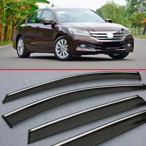 For Honda Accord MK9 2014-2017 Window Wind Deflector Visor Rain/Sun Guard Vent