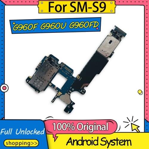 Factory Unlocked Motherboard For Samsung Galaxy S9 G960F G960U G960FD Mainboard Logic Board With Android System