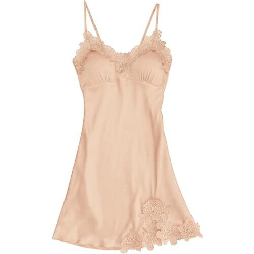 Women Sleepwear Honeymoon Full Slip Babydoll Nightgown Lingerie Chemise