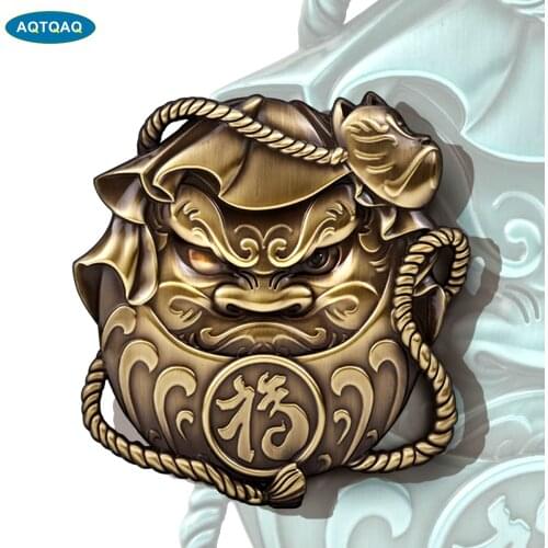 3D Zinc Alloy Premium Car Emblem Badge Decals Side Fender Rear Trunk Sticker for Car SUV Truck Motorcycle