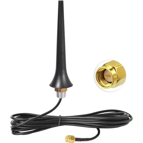 Superbat 850 1900 900 1800 2100Mhz 2.5dbi UMTS HSPA CDMA GSM 3G Antenna SMA Plug Aerial Signal Booster Screw (Hole/Roof) Mount