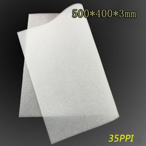 White DIY 400*500*3mm/5mm Computer Mesh sponge PC Case Fan Cooler Dust Filter Case Dustproof Cover Chassis dust cover 35PPI