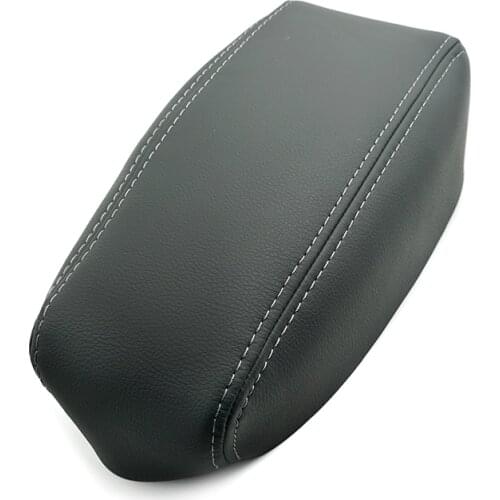 For Toyota 4Runner 1996 1997 1998 1999 2000 2001 2002 Microfiber Leather Car Center Console Lid Armrest Box Cover Trim Gray