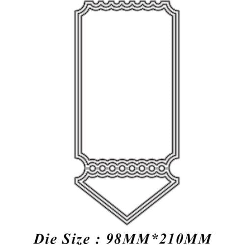 Envelope Hand Account Post Metal Cutting Dies Scrapbook Paper Craft Knife Mould Stencils 2021 New Making Die Cuts