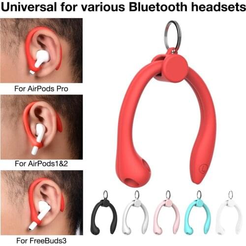Ear Hooks Portable Anti-lost Ear Hooks Replacement Small Clamp Compatible for AirPods 1/2/Pro QCY T5/T8 Huawei FreeBuds3