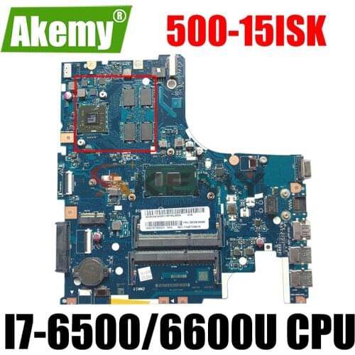 LA-C851P Laptop motherboard For Lenovo Ideapad 500-15ISK original mainboard With I7-6500/6600U CPU 100% fully tested