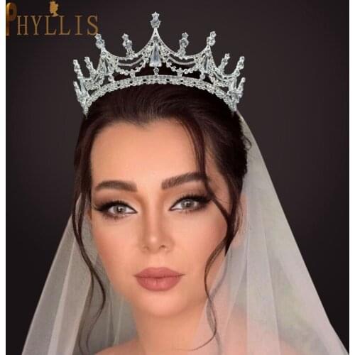 A263 Fashion Wedding Tiara Crystal Women Headband Elegant Bridal Headwear Prom Hair Accessories Rhinestone Bridal Crowns Jewelry
