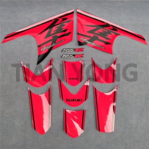 Motorcycle For Suzuki GSXR1300 Hayabusac 08-09-10-11-12-13-14-15-16-17-18-19 Whole Vehicle Full Kit Sticker Protector Decal