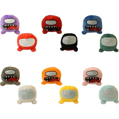 Mueco de peluche de dos caras con tapa, juguete de diferentes lados para mostrar diferentes modos, peluche de imitacin suave