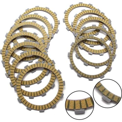 Motorcycle Clutch Friction Disc Plate Kit For Kawasaki ZX1200 Ninja ZX-12R 2001 2002 2003 - 2006 OEM:13088-1131 10 13088-1140 2