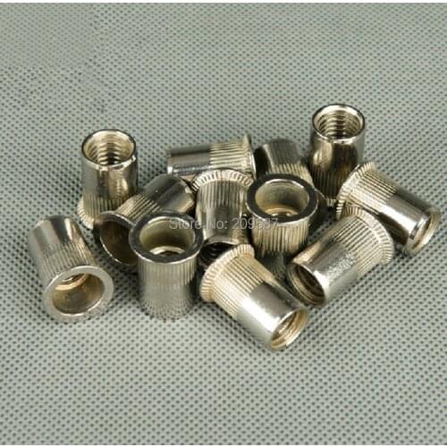 Pack of 50 M4 Metric Stainless Steel Rivet Nut Rivnut Insert Nutsert