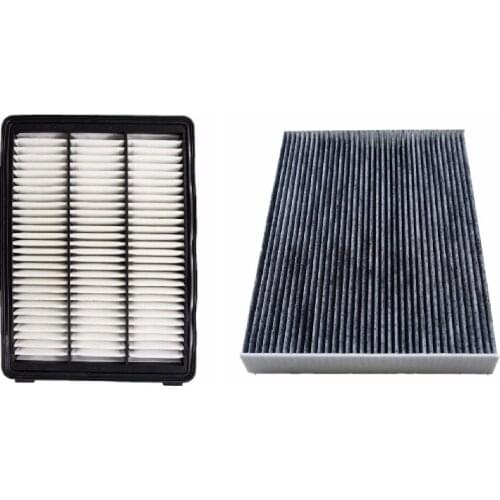 Cabin Air Filter Set Fit For Hyundai TUCSON 1.6T 2.0L IX35 ENCINO Elantra 1.4T 1.6L Model 2015 2016 2017 2018 Filter Accessories