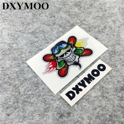 Surfing Car Stickers Sports Skateboard Skull Car Whole Body Motorcycle Decals 3M