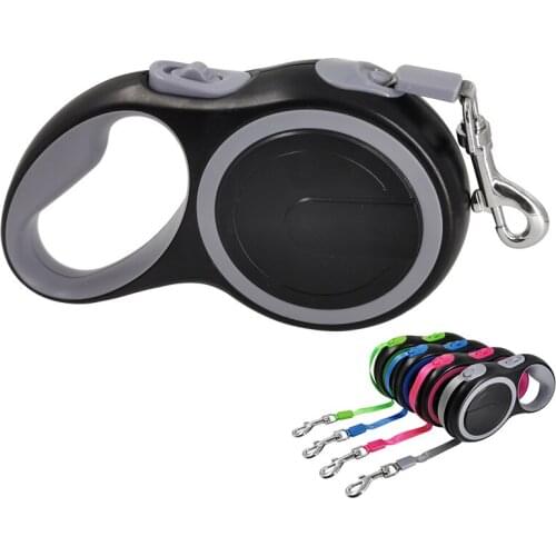 5m Pet Leash For Large Dogs Durable Nylon Retractable Big Dog Walking Leashes Leads Automatic Extending Dog Leash Rope