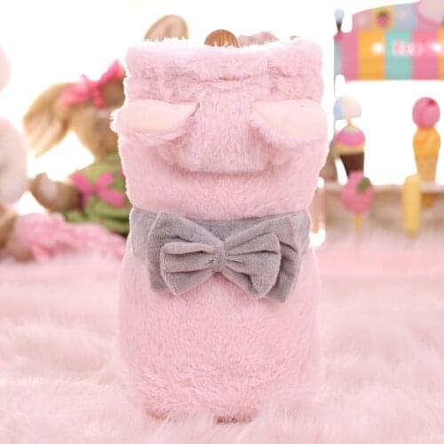 Pets Dog Clothing Flannel Coat Pet Clothes For Yorkshire Teddy Chihuahua Dogs Small Dog Costume Cat Jacket Winter