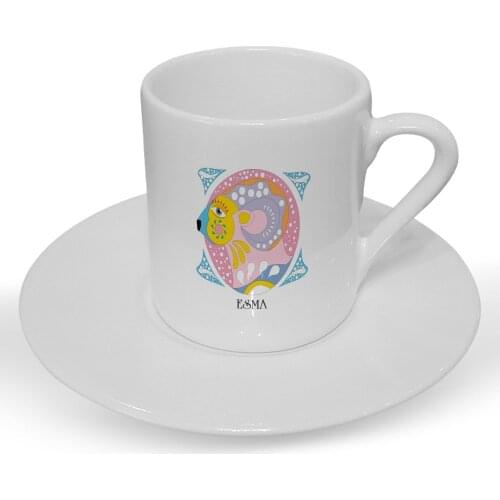 Personalized Aries Zodiac Turkish coffee Cup