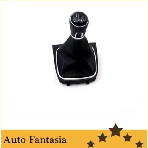 Gear knob & Shift Boot (mk7 style 5 speed) for Volkswagen Jetta mk5 -Free Shipping