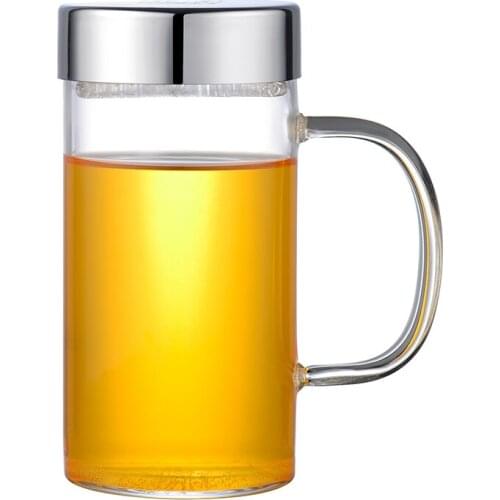 Heat Resistant Double Wall Glass Cup Tea Drinkware Cup Handmade Healthy Drink Mug Tea Mugs Transparent Drinkware