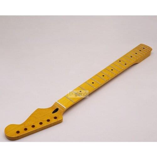 ST6 string yellow guitar neck plus maple ST neck 22 frets