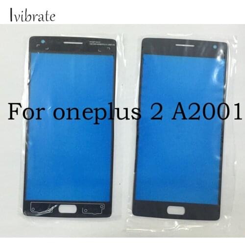 2pcs A+Quality For oneplus 2 A2001 Touch Screen oneplus2 one plus 2 Digitizer TouchScreen Glass panel Without Flex Cable