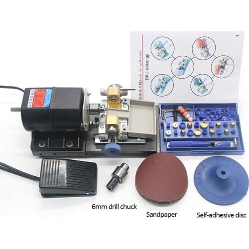 220V 320W Pearl Drilling Holing Machine Driller Bead Jewelry Punch Engraving Engraver Machine Tool Full Set