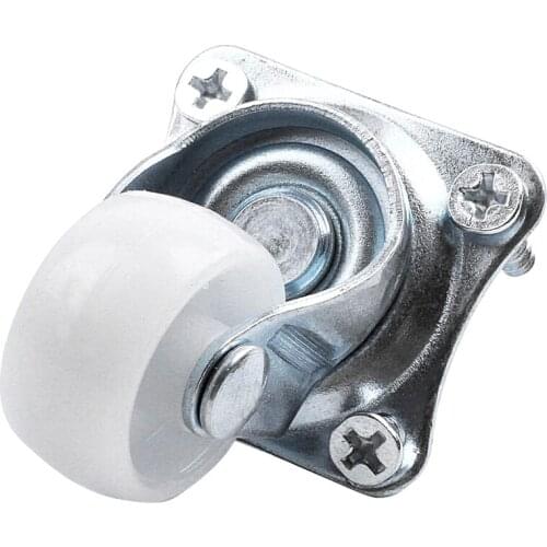 4pcs Trolley Carts 1 inch Dia 360 Degree Rotation Swivel Caster Wheel