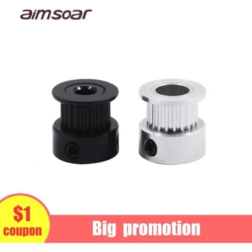 Gt2 timing belt pulley 6mm bandwidth gt2 16 tooth 20 teeth bore 5mm 6mm 6.35mm 8mm inner hole diameter pulley 3d printer parts