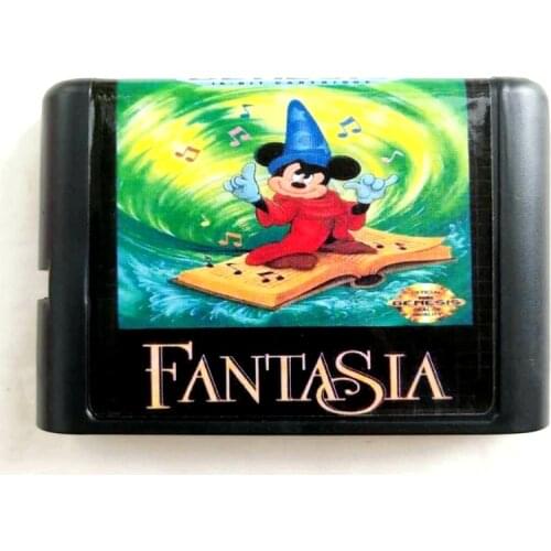 Fantasia 16 bit MD Memory Card for Sega Mega Drive 2 for SEGA Genesis Megadrive