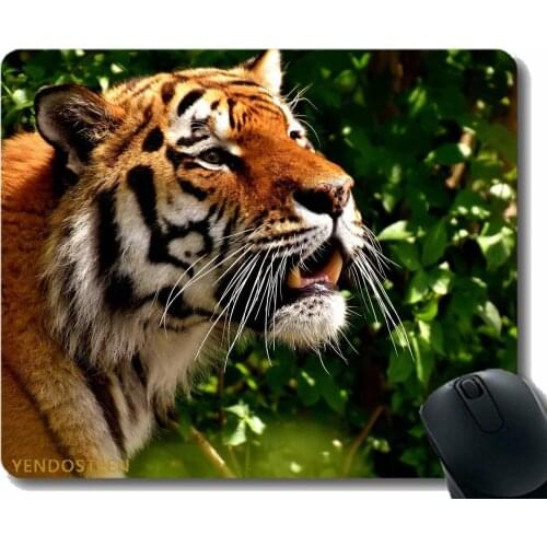 Mouse Pad With Stitched Edge,Tiger Predator Big Cat 161132 Mouse Pads