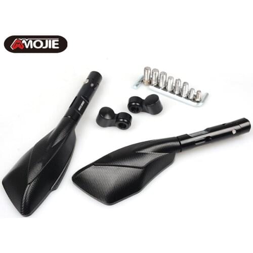 Motorcycle CNC Universal Rearview Rear View Mirror Side Mirrors For Yamaha YZF R1 R6 R15 R25 YZ-F 125 250 300 FZ1 FZ6N MT07 MT09